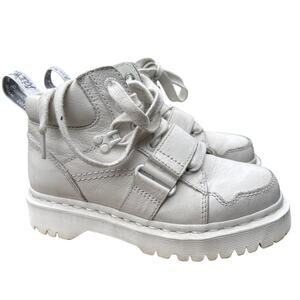 Dr. Martens Zuma II Women's 6 Ankle Lace-Up Strap White Zuma II UK 4 EU 37